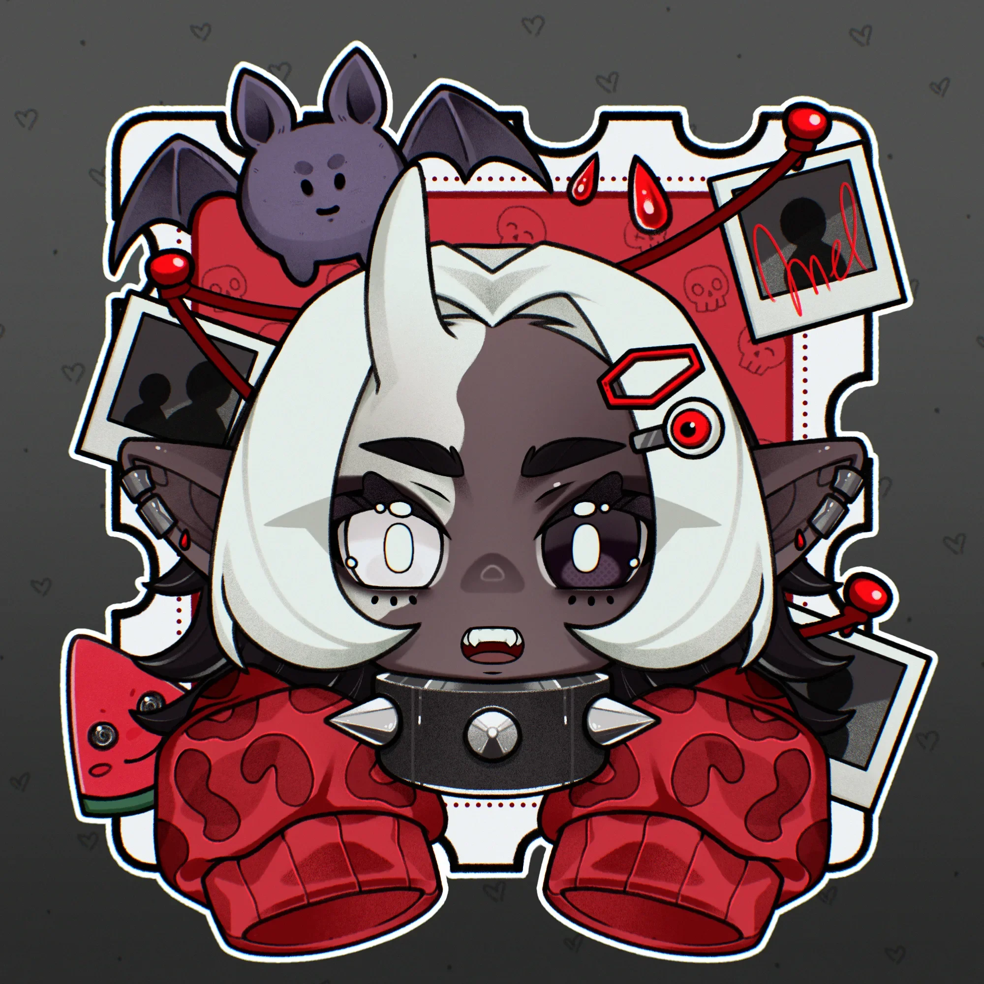 🥩YCH: POSTAGE STAMP