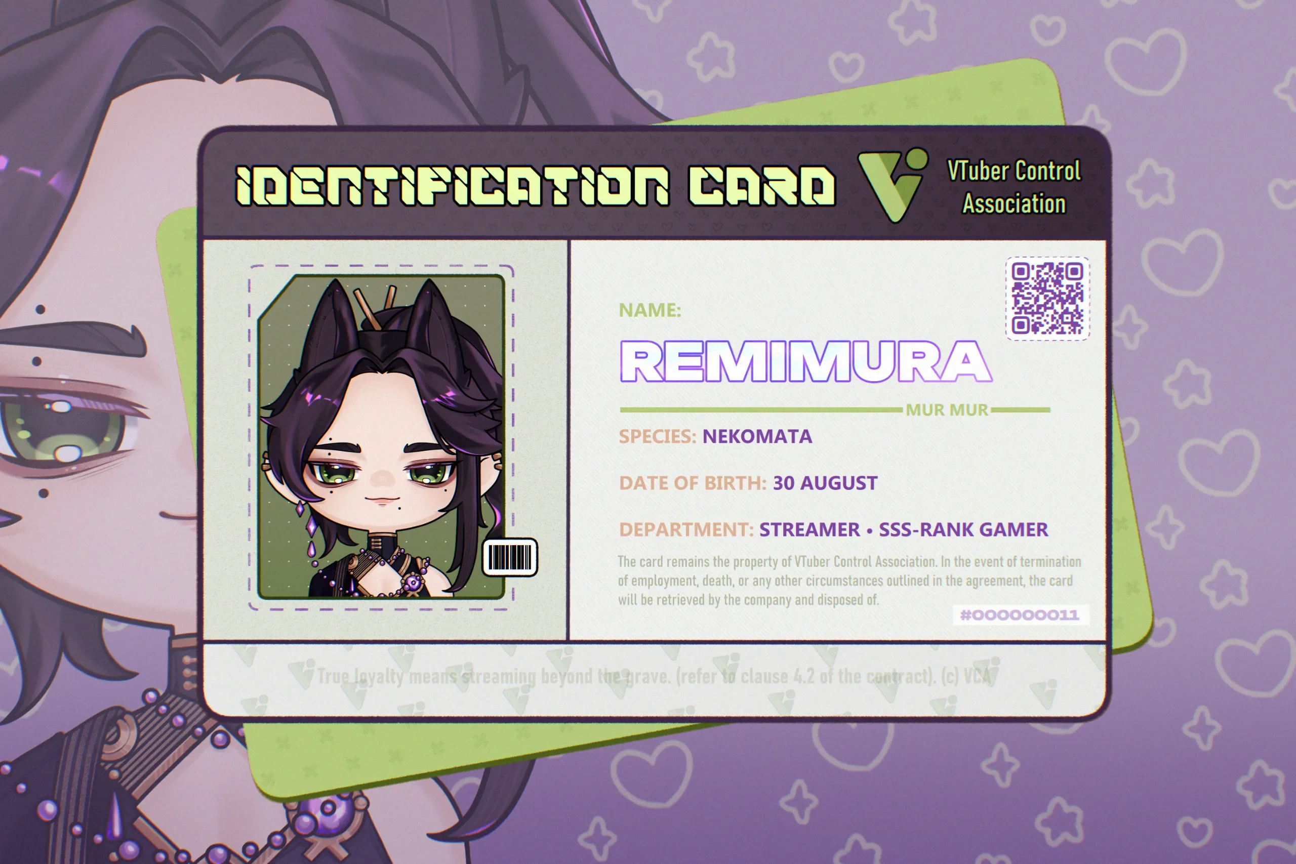 🥩YCH: VTUBER CARD